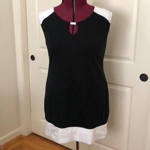 Black and white dress